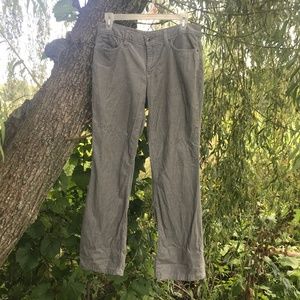 🌼EUC Land’s End Grey Corduroy Bootcut Pants